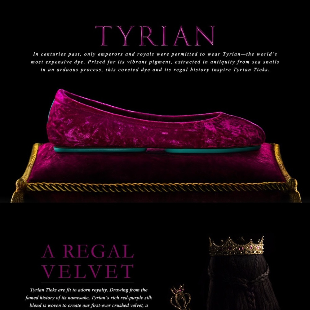 GORGEOUS NIB Limited edition Tyrian Tieks